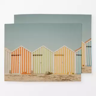 Tischset Beach Huts