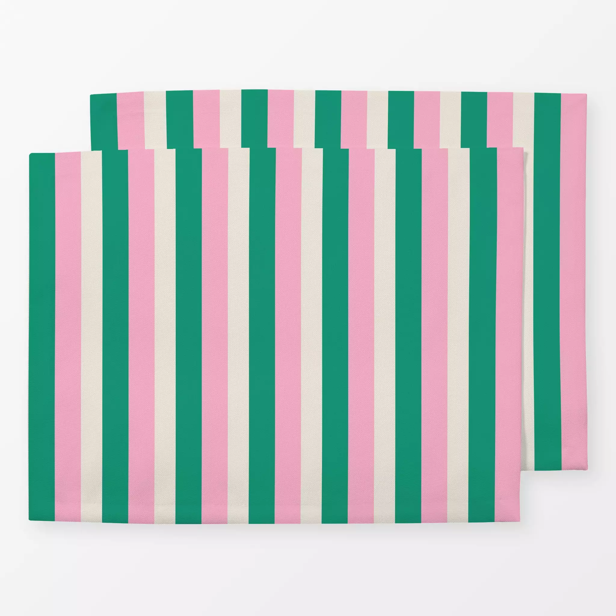 Tischset Stripes Green Pink Beige 02 Stripes Green Pink Beige 02