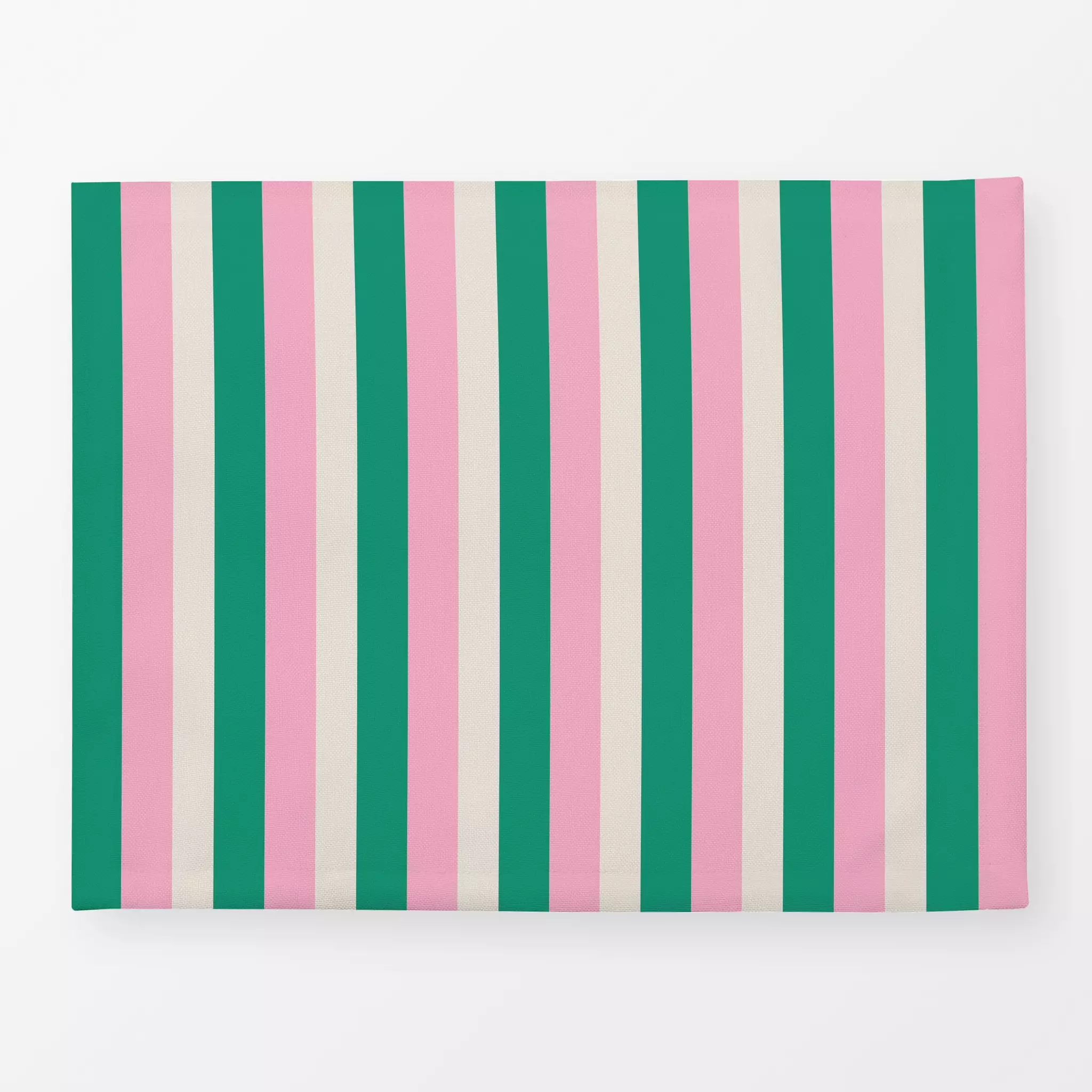 Tischset Stripes Green Pink Beige 02 Stripes Green Pink Beige 02