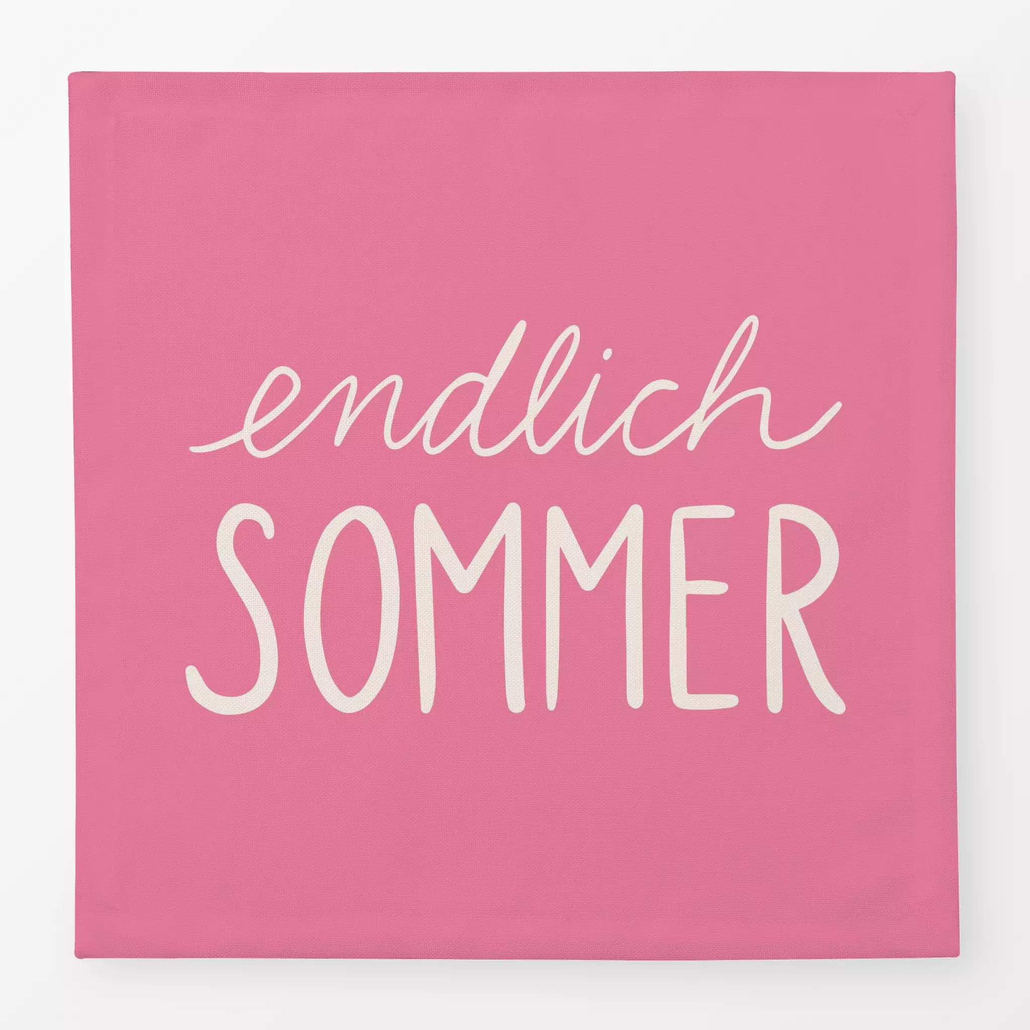Servietten Endlich Sommer typo pink Endlich Sommer typo pink