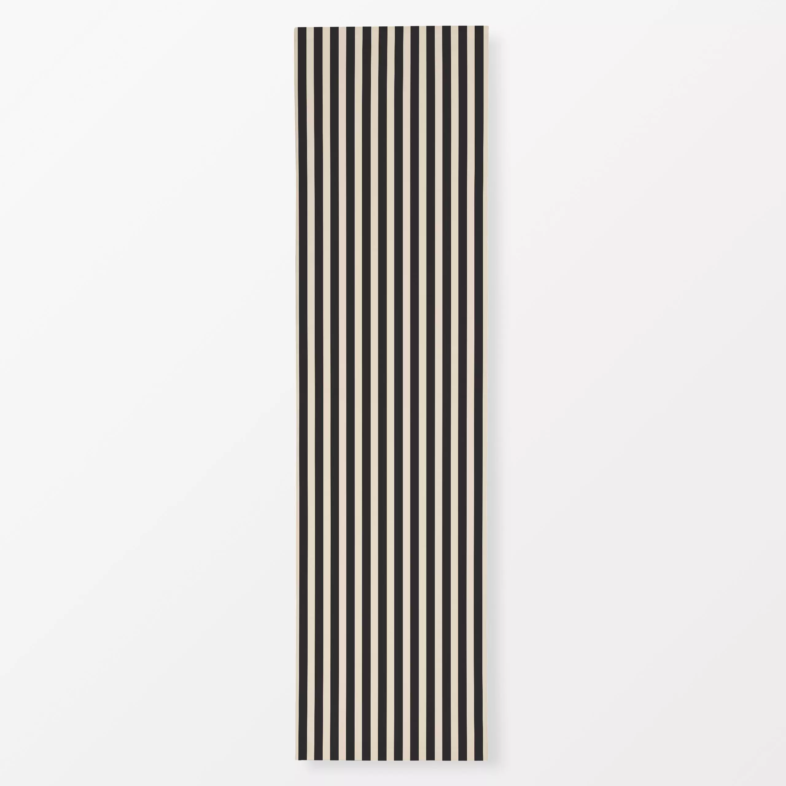 Tischläufer Beige Black Stripes, gemustert, von Patries Elisabeth