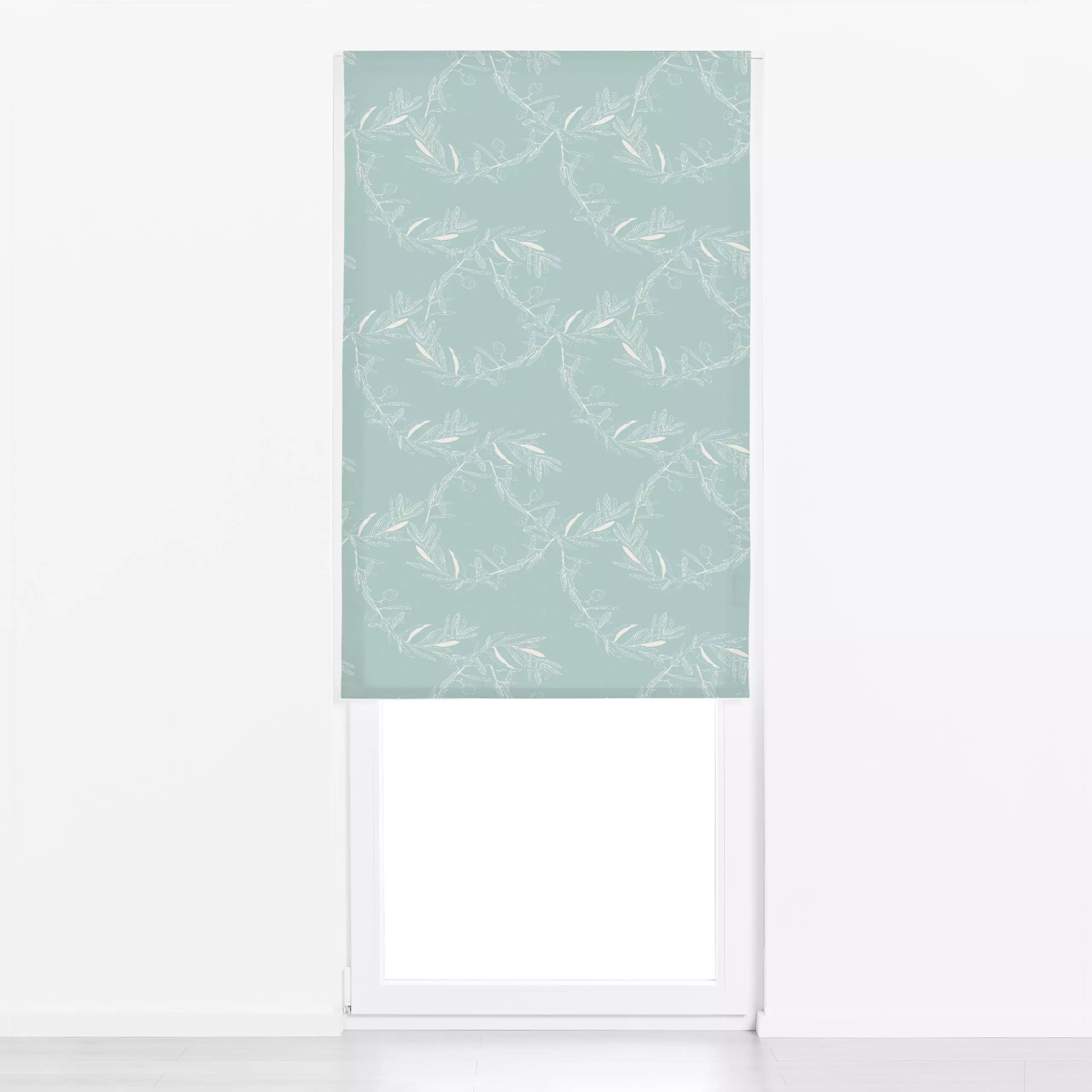 Raffrollo Olives - Natur & Landschaft, Sommer - von „Patries Elisabeth"; Zweig, Natur, Pflanzen, Garten, Oliven, farbenfroh,...