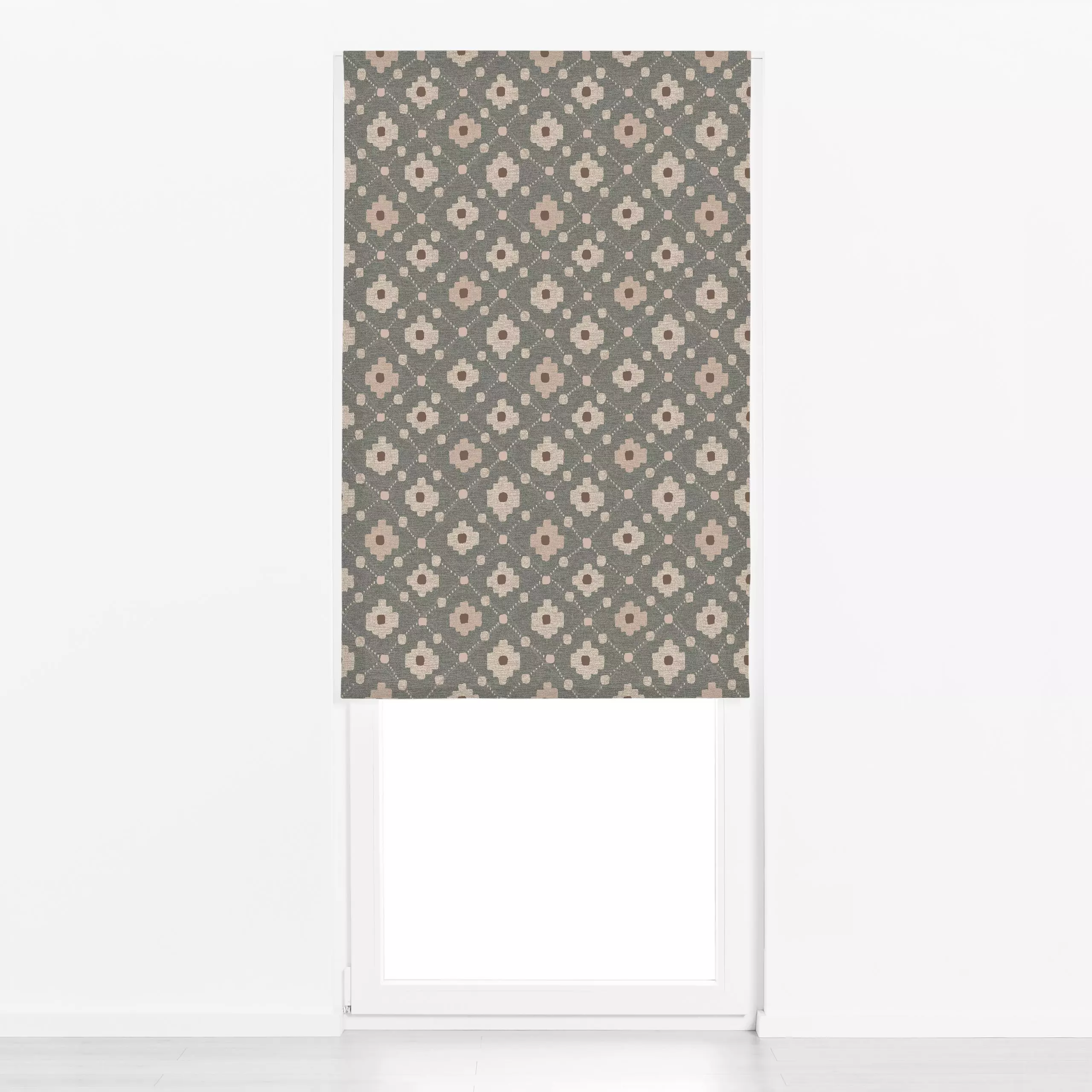 Raffrollo OASIS BOHO - Symbole & Muster - von „Julia Schumacher"; marrakesch, boho, Muster, Textur, Struktur, Bohemian, juli...