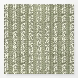 Tischdecke Florale Streifen Sage Grün