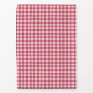 Geschirrtuch Gingham Karo Rosa Beige