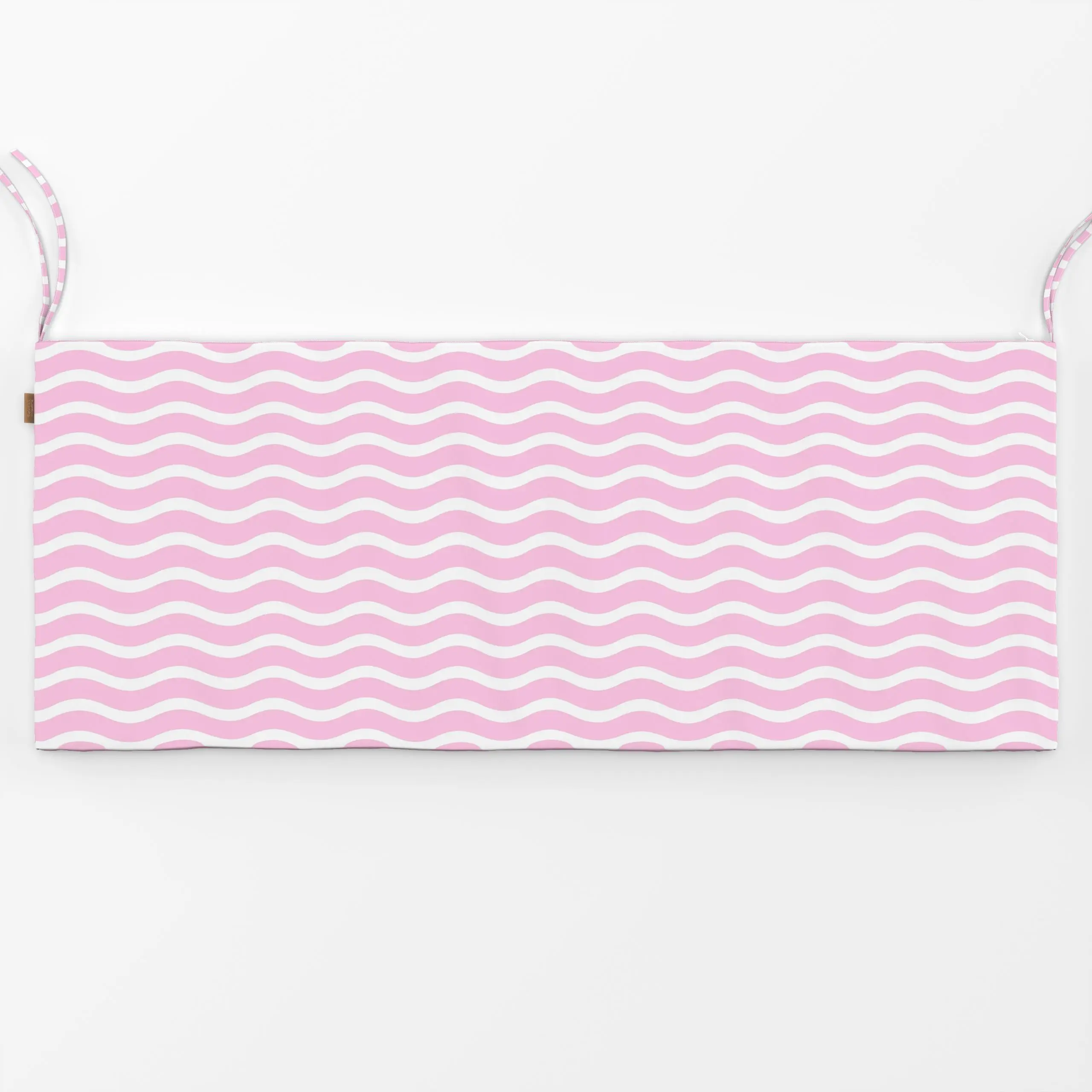 Bankauflage Wave Stripes Pink - Sommer, Symbole & Muster - von „Jana Moßmann"; wellen, stripes, bold, streifenliebe, sommerk...