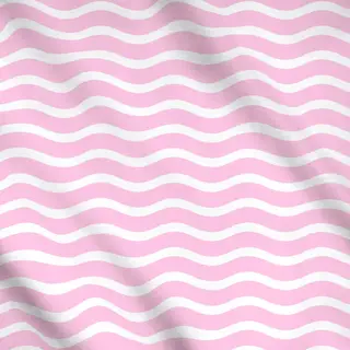 Meterware Wave Stripes Pink