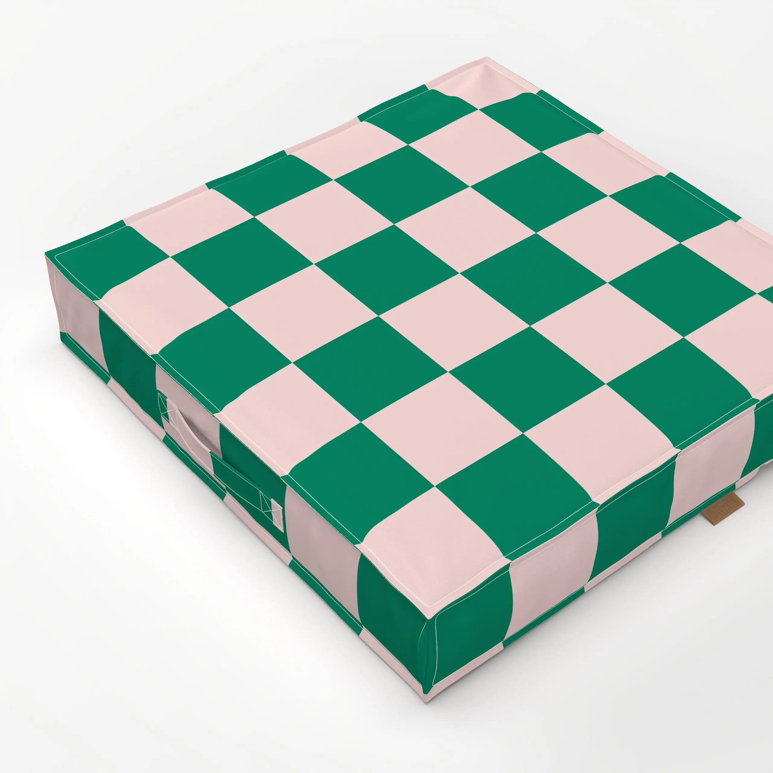 Bodenkissen Fresh Checks - Symbole & Muster - von „Ines Keck"; Karo, Karos, kariert, checks, Karoliebe, Karomuster, Check, c...