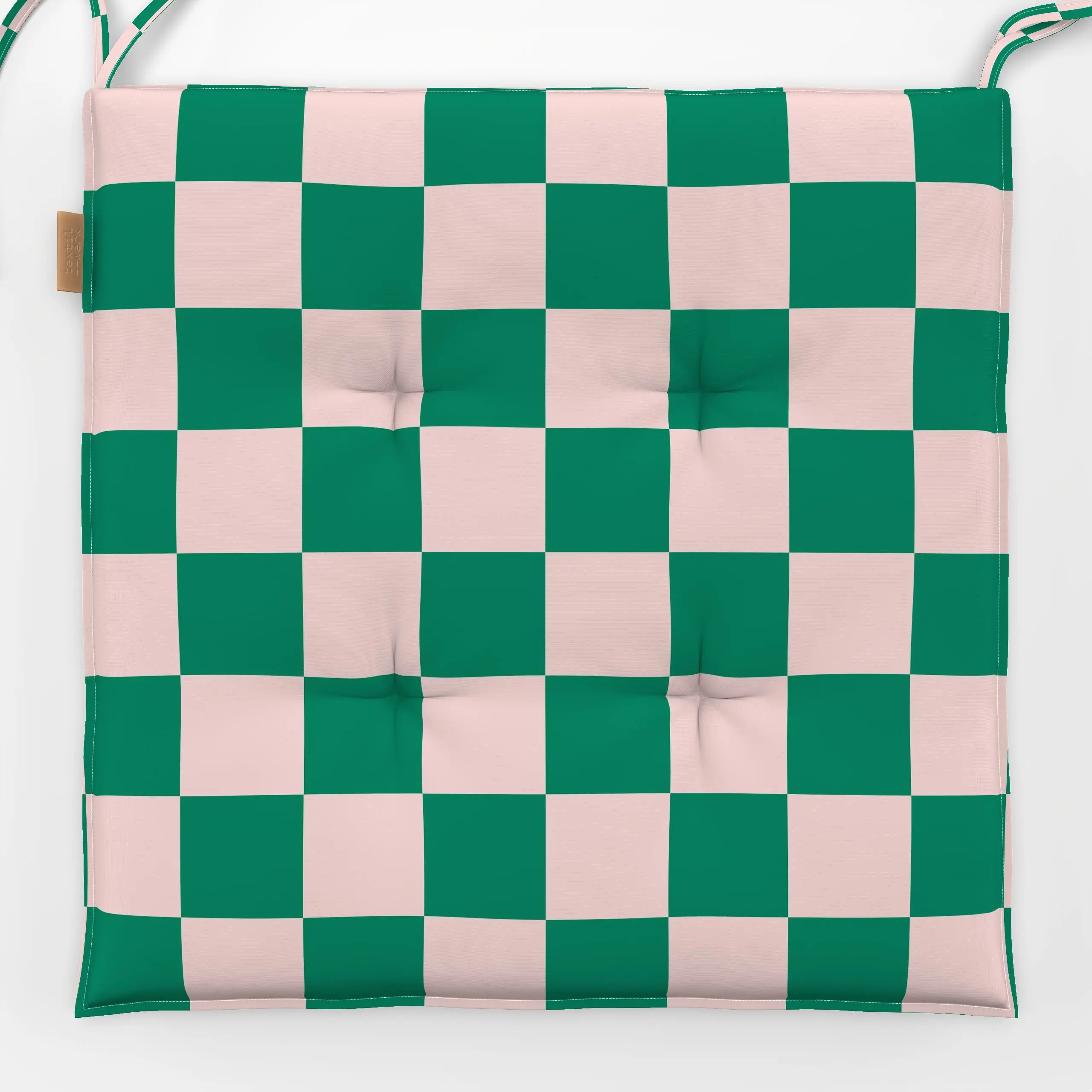 Sitzkissen Fresh Checks - Symbole & Muster - von „Ines Keck"; Karo, Karos, kariert, checks, Karoliebe, Karomuster, Check, ch...