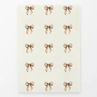 Geschirrtücher Cozy XMas Beige Schleife