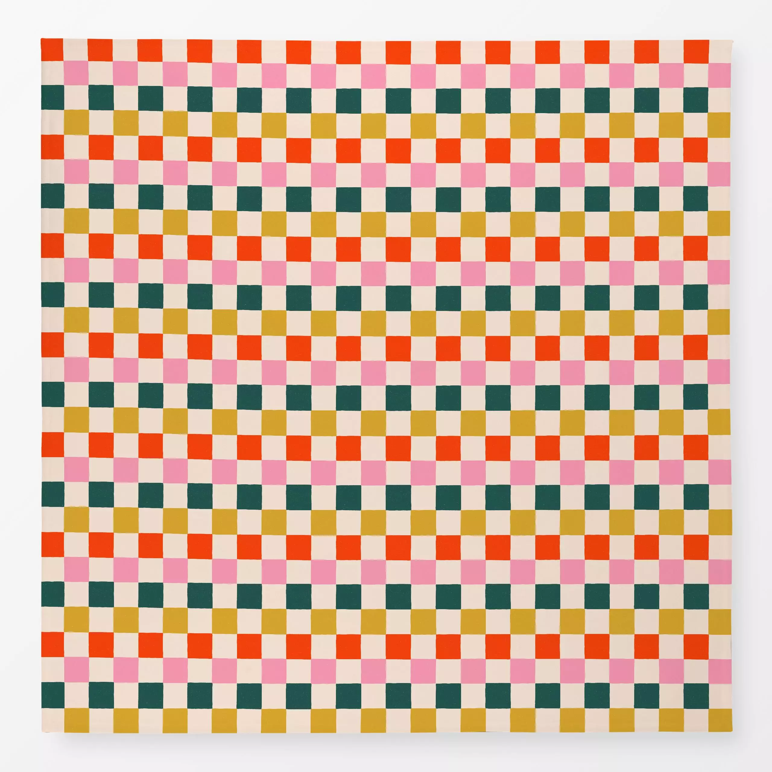 Tischdecke Schachbrettmuster Bunt - Symbole & Muster, Retro & Vintage - von „Maren Gross "; Merry Christmas, Weihnachten, Ge...