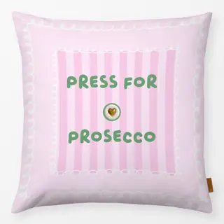 Kissen Press for Prosecco Pink Rosa
