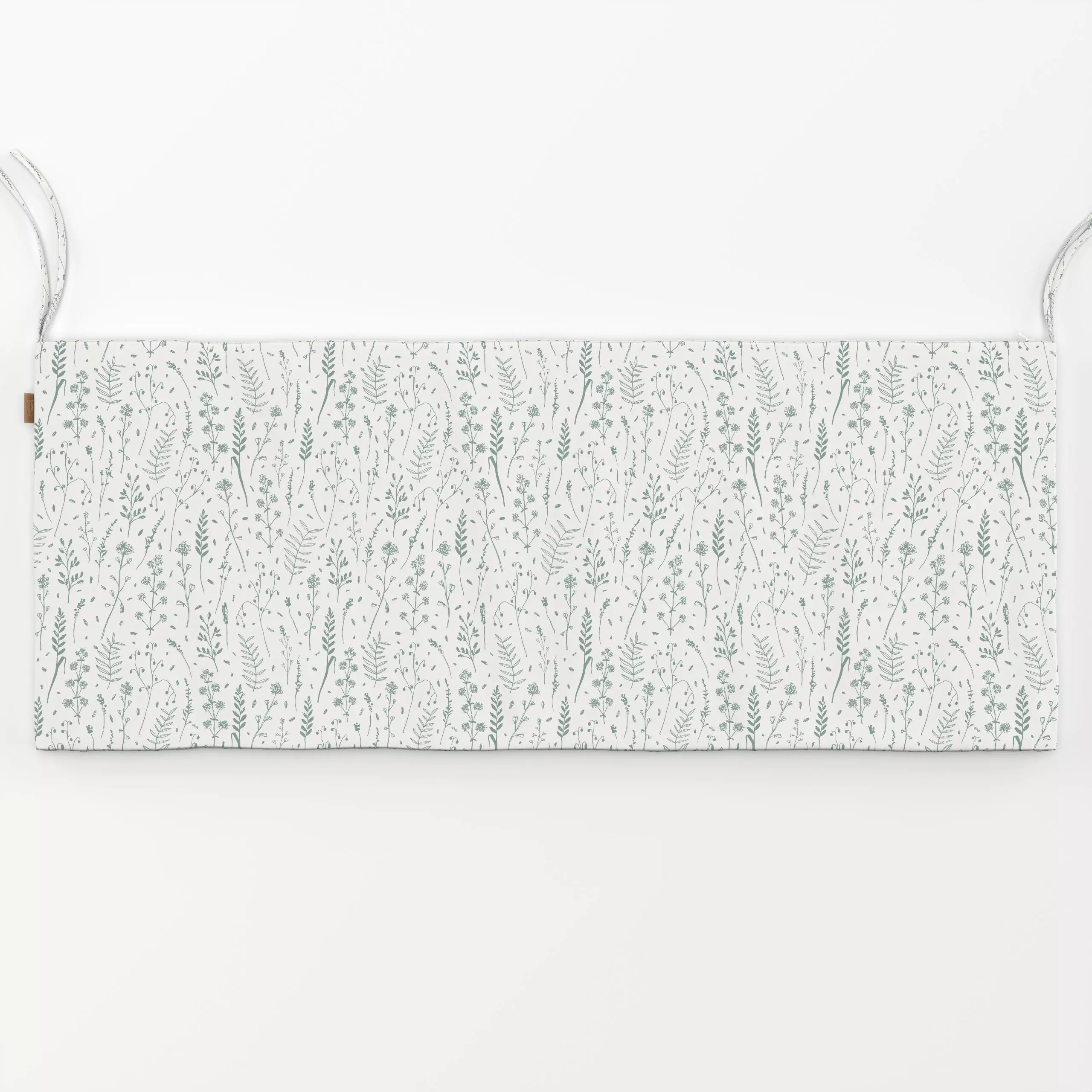 Bankauflage Gräser beige sage grün - Symbole & Muster, Pflanzen & Botanik - von „Kathrin Woo"; Muster, Botanisch, landhaus, ...