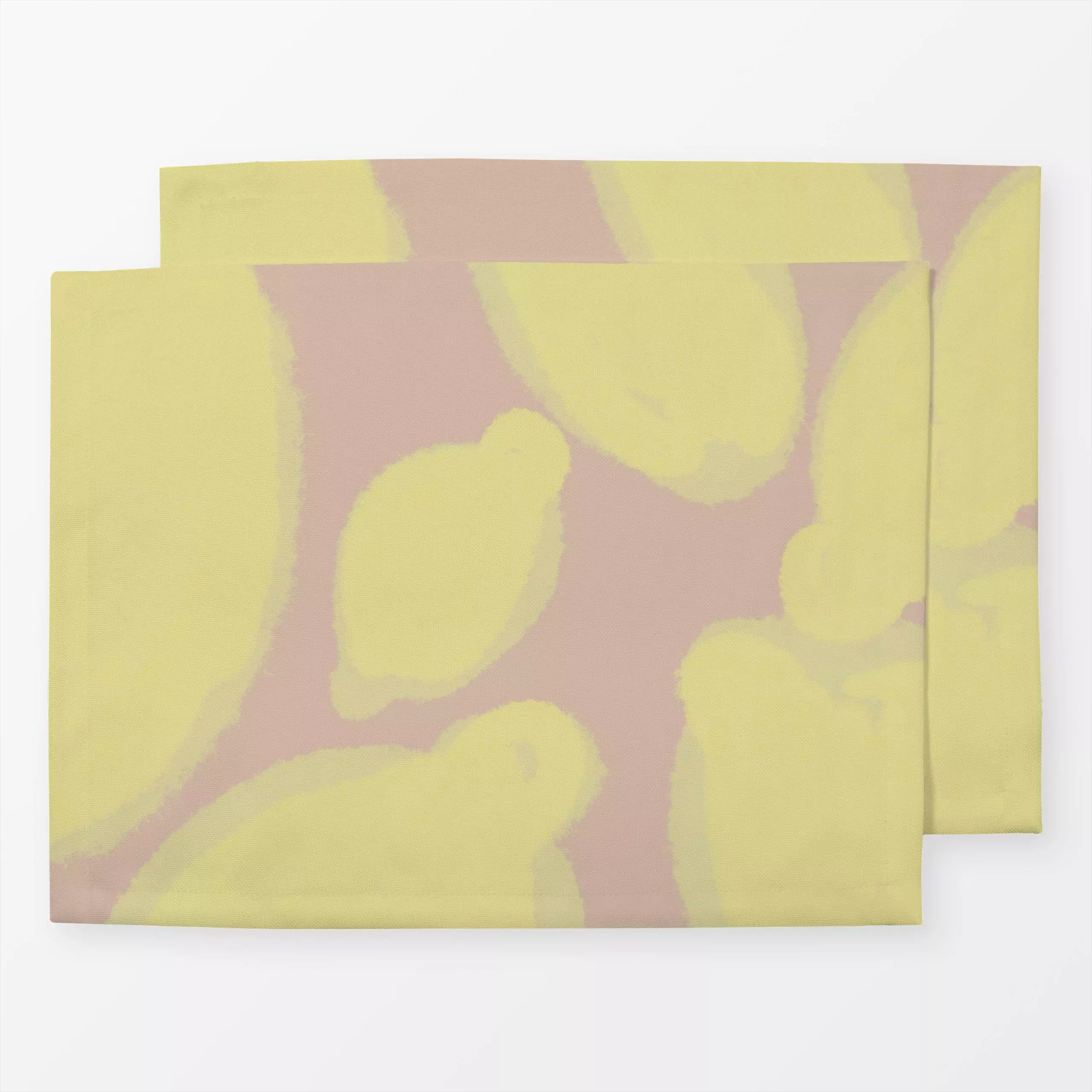 Tischset Lemon House - Sommer - von „Ute Arnold"; Frucht, Obst, Obstsalat, marrakesch, marrokko, boho, Wasserfarben, Zitrone...