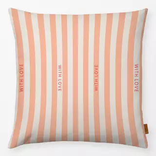 Kissen Stripes coral