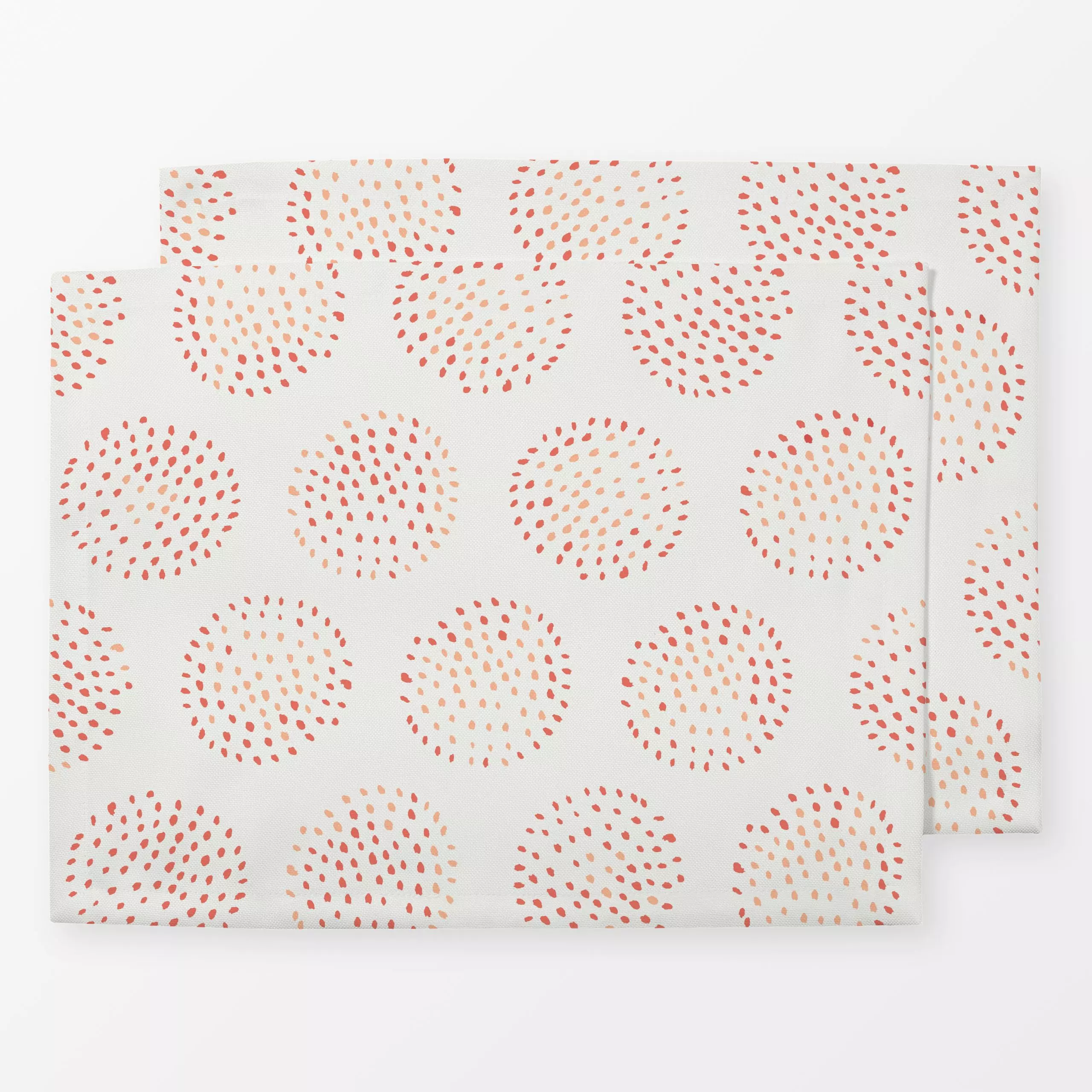 Tischset Erizo de Mar coral, Tiere, gemustert, von Katrin Graff