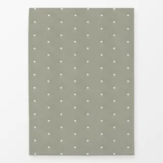 Geschirrtücher Kleine Herzen Salbei Shabby