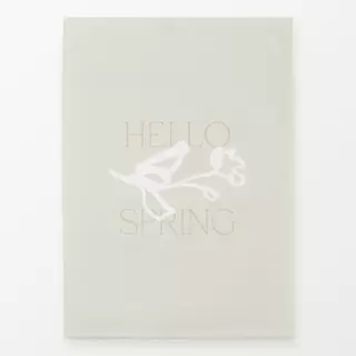 Geschirrtuch Hello Spring creme