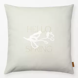 Kissen Hello Spring creme