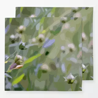 Servietten Botanica Wildflower blue/green