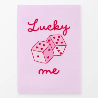 Geschirrtücher Lucky Me Würfel Pink