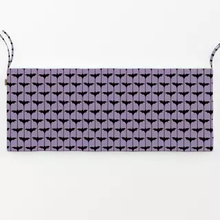 Bankauflage Fledermäuse Halloween Lila