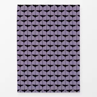 Geschirrtücher Fledermäuse Halloween Lila