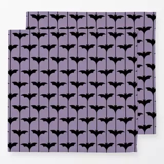 Servietten Fledermäuse Halloween Lila