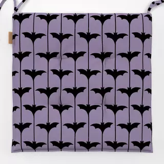 Sitzkissen Fledermäuse Halloween Lila