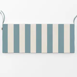 Bankauflage perfekte blaue Streifen