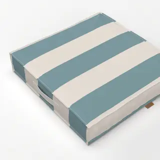 Bodenkissen perfekte blaue Streifen