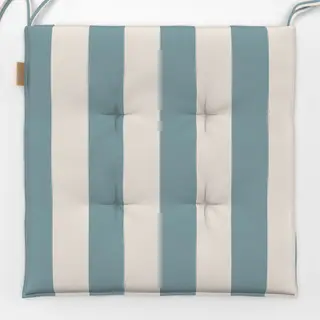 Sitzkissen perfekte blaue Streifen