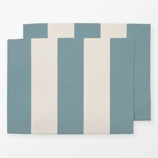 Tischset perfekte blaue Streifen