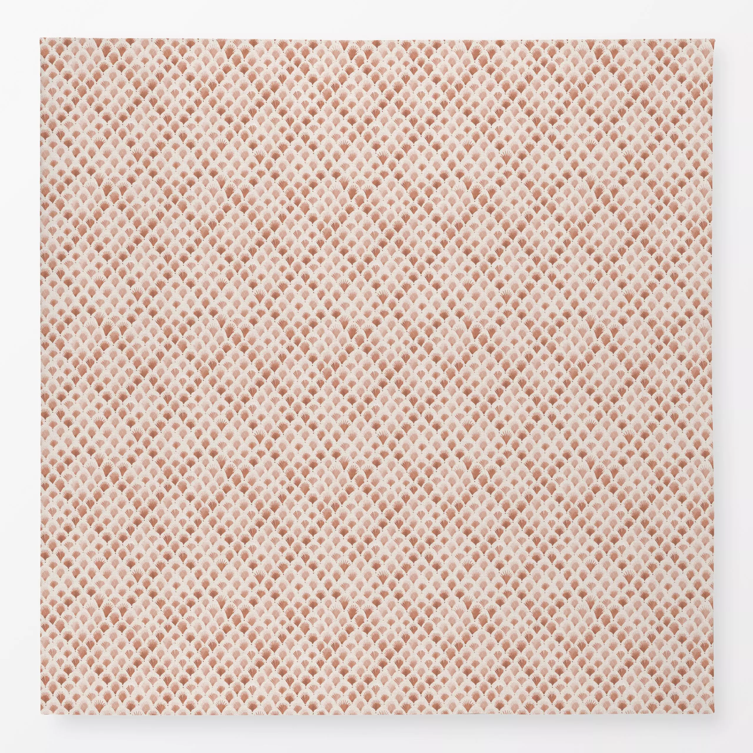 Tischdecke Cottage Scallop Raute Peach - Symbole & Muster, Retro & Vintage - von „Bloomery Decor"; terracotta, Raute, Landha...