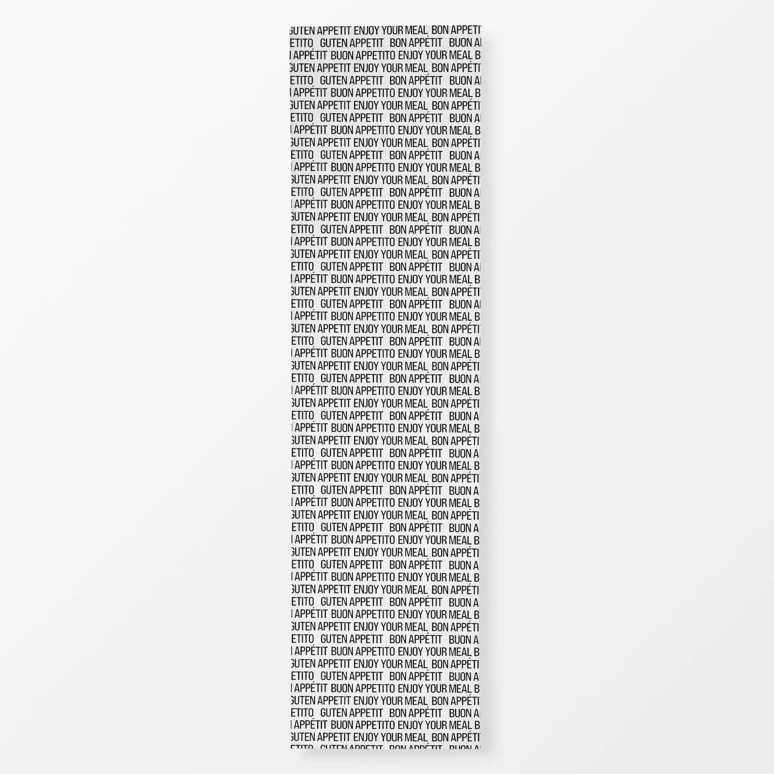 Tischläufer Bon Appétit & Enjoy Your Meal - Sprüche & Schriftzüge, Küche, Essen & Trinken - von „Studio Kesse x sweetlivingi...