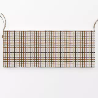 Bankauflage Flower Fall Checks Small