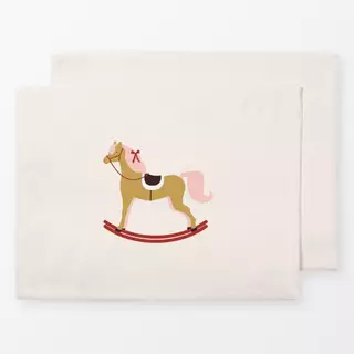 Tischset Rocking Horse for Christmas
