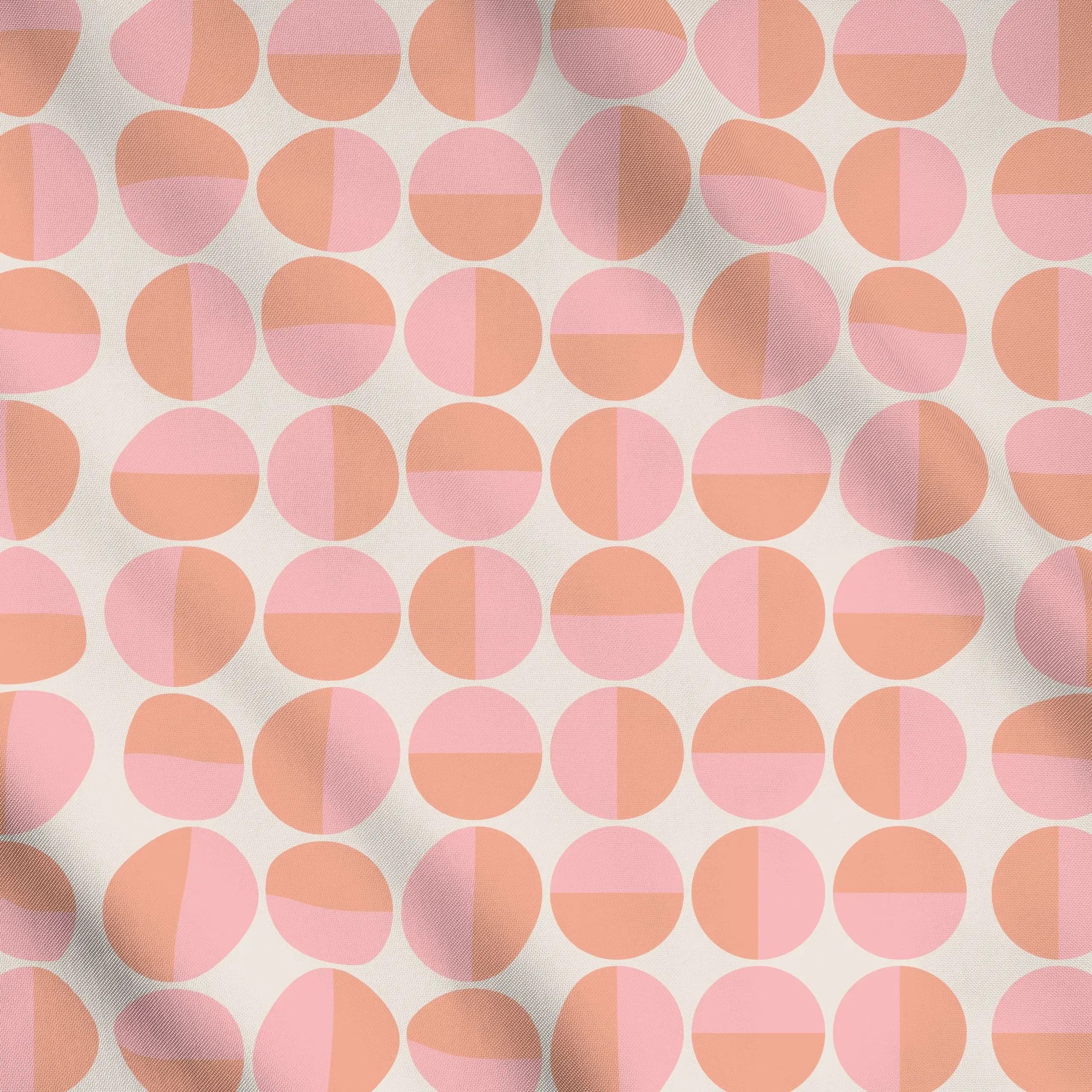 Meterware Retro Dots, gemustert, von lena marie design