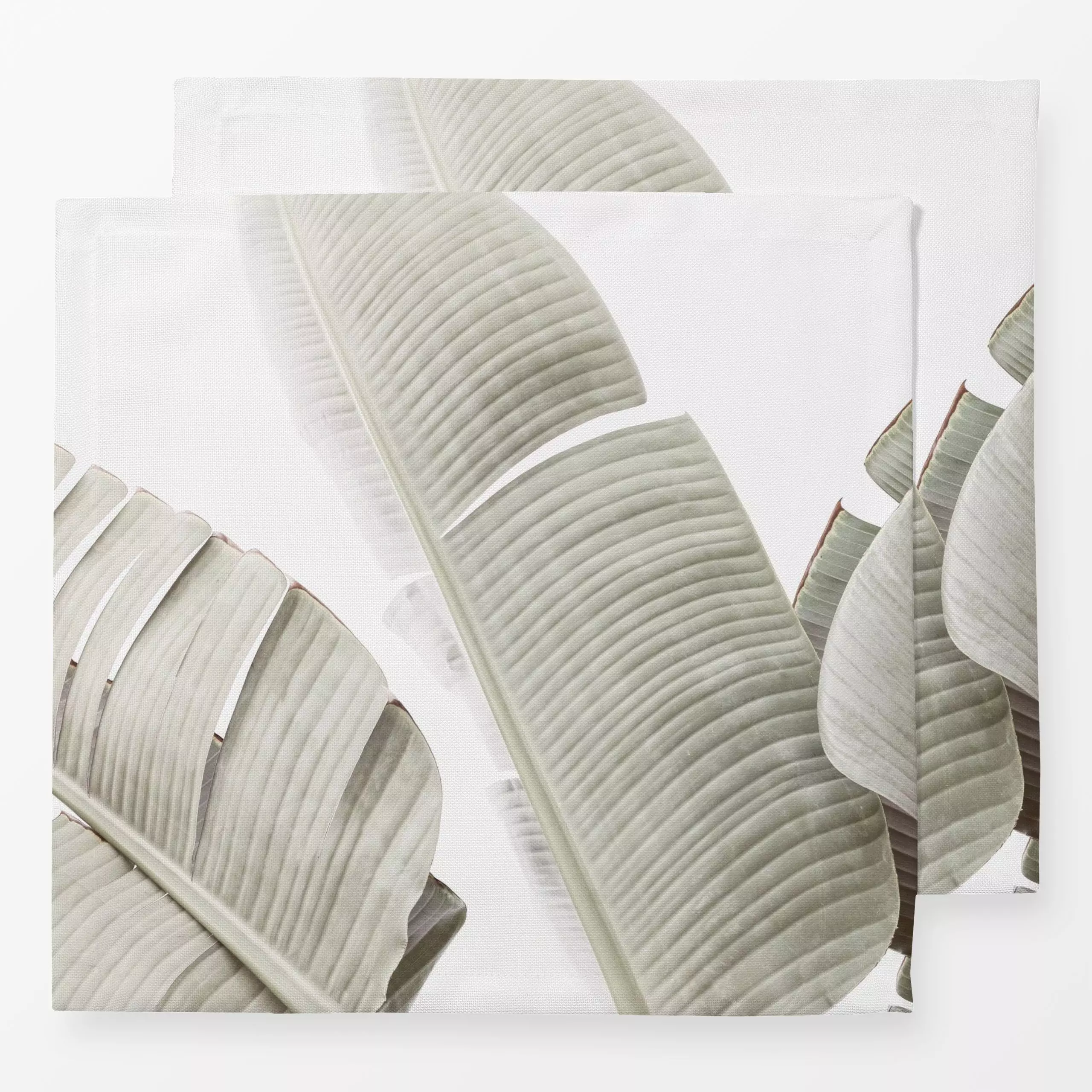Servietten Hoja de banana - Pflanzen & Botanik - von „Sisi and Seb"; Palmen, Bananenpalme, tropisch, tropical, Botanical, me...