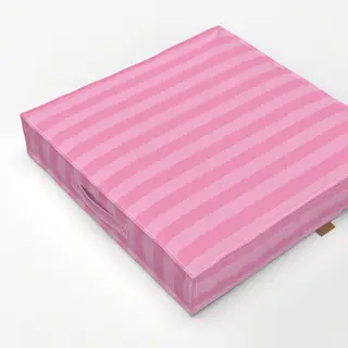 Bodenkissen Streifen Pink