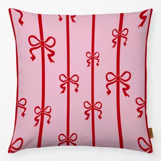 Kissen Christmas Stripes and Bows