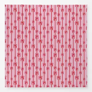 Tischdecke Christmas Stripes and Bows