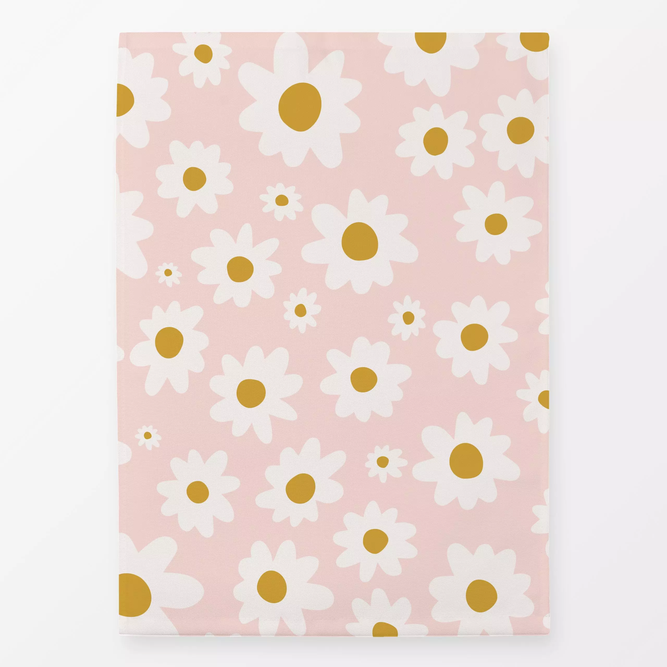 Geschirrtücher Retro Daisies - Blumen & Florales, Sommer - von „Uta Naumann"; boho, Muster, Blumen, Retro, Sommerblumen, Hyg...