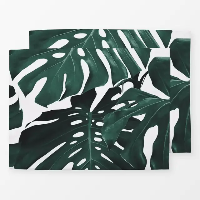Tischset Monstera Part 3 von Sisi and Seb - textilwerk.com - Der Onlineshop  fr Heimtextilien aus Europa