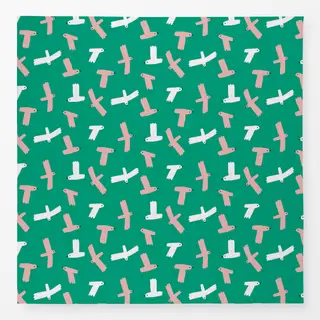 Tischdecke Fliegende Vögel - Grün