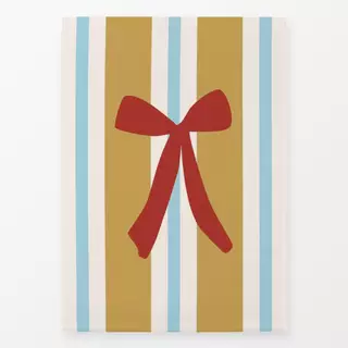 Geschirrtuch Bow on Wrapping Paper