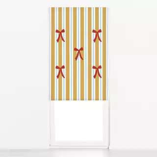 Raffrollo Bow on Wrapping Paper