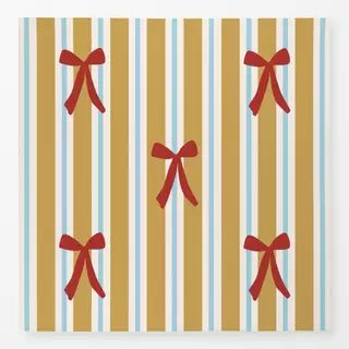 Tischdecke Bow on Wrapping Paper