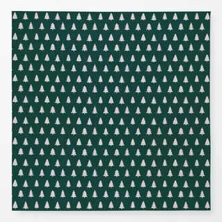 Tischdecke Weihnachtsbäume grün klein