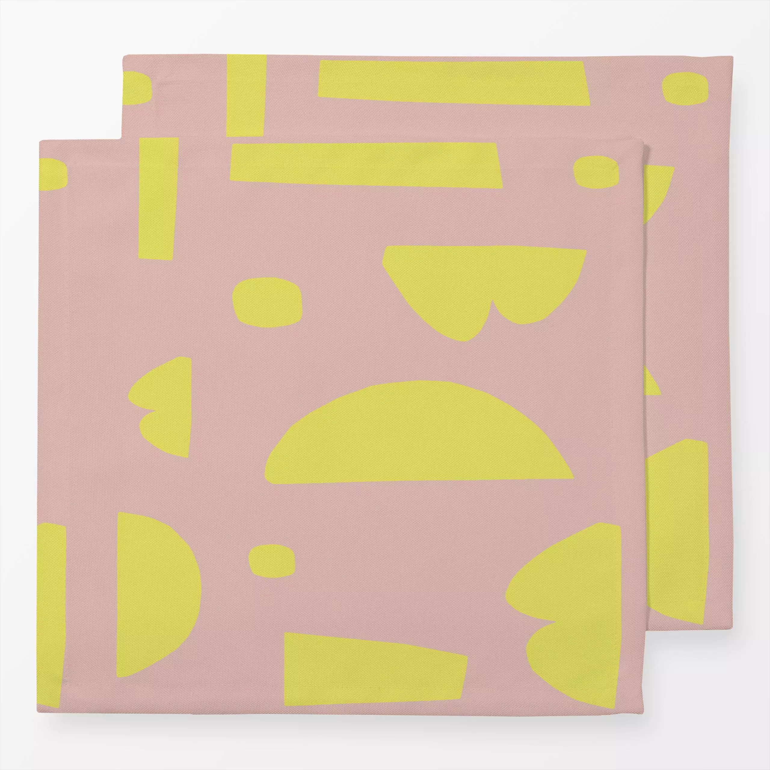 Servietten Sunny Afternoon - Symbole & Muster - von „Petra Kaksonen"; minimal, Collage, modern, verspielt, Scandianvian, pin...